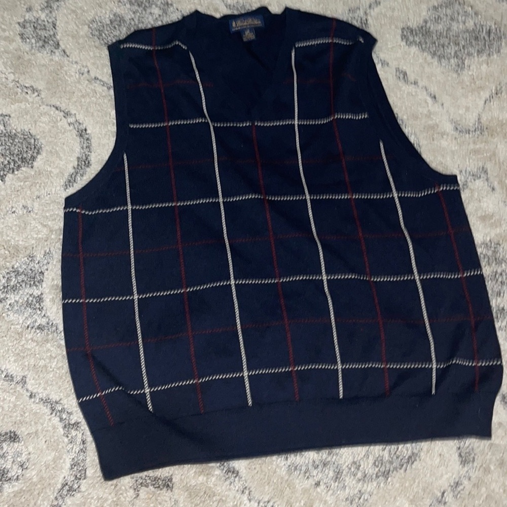 Brooks Brothers Supima Cotton cashmere blend Vest XXL
